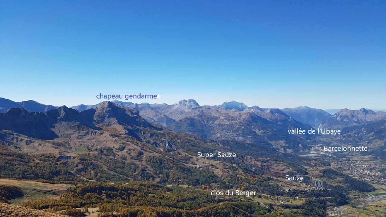 Le Clos Du Berger Le Sauze Bagian luar foto