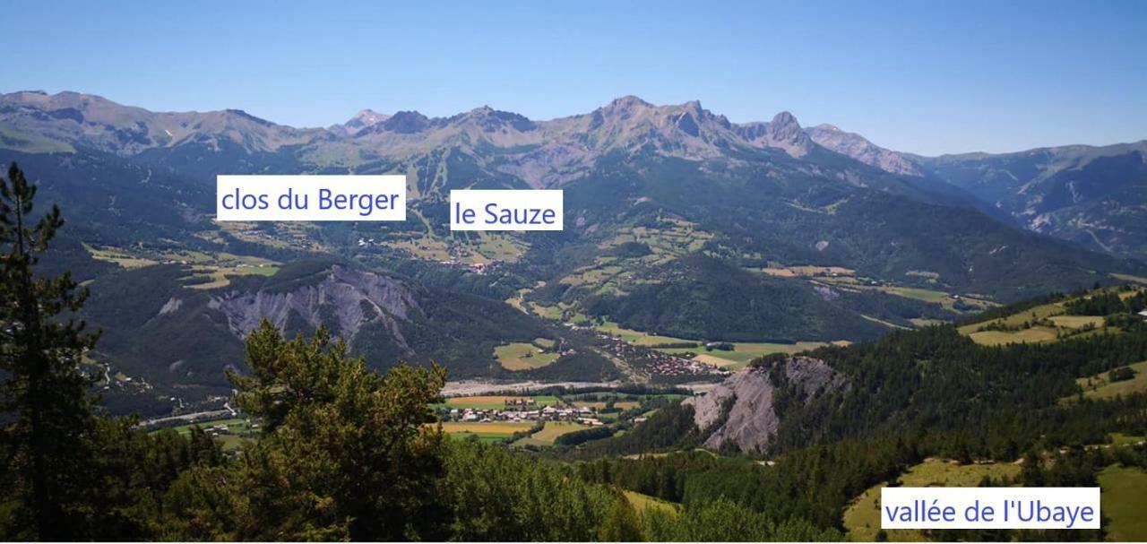 Le Clos Du Berger Le Sauze Bagian luar foto