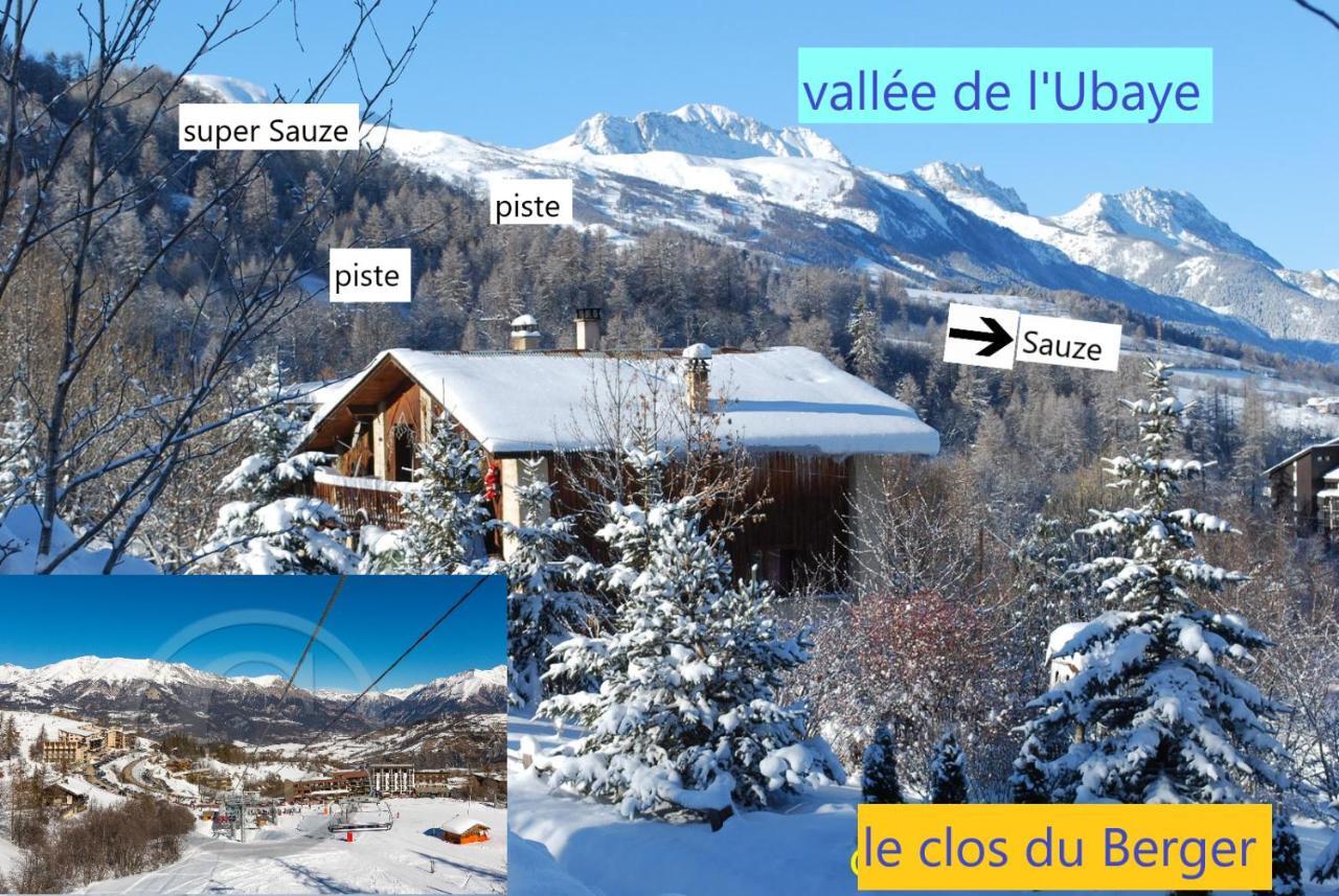 Le Clos Du Berger Le Sauze Bagian luar foto